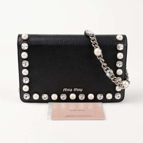 Miu matelasse chain - miu,