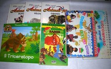 7 LIBRI PER BAMBINI LIBRI DEGLI ANIMALI PIù, GIOCO IMPARO, DINOSAURI, BAMBI