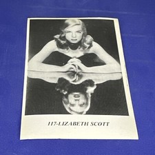 LIZABETH SCOTT ADESIVO STICKER VINTAGE ANNI SETTANTA OTTANTA ATTORE