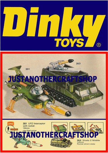 Dinky toys 351 353 ufo - dinky,