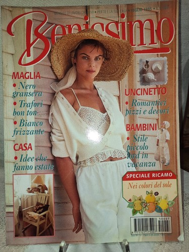 Rivista benissimo ricamo menu - benissimo,