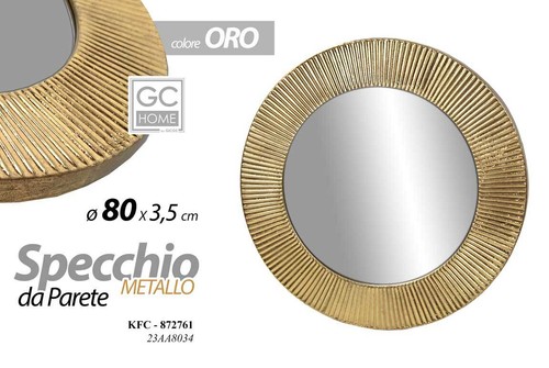 Specchio parete tondo - da,