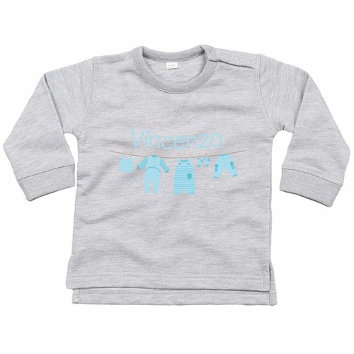 Felpa neonato personalizzata