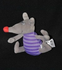 Peluche doudou souris gris TAF