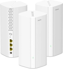 Tenda Nova MX12 AX3000 Mesh Wi-Fi 6 7000 piedi quadrati HE160 - Dual Band Gigabit confezione da 3 pezzi