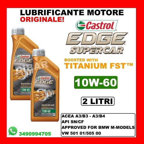 Olio castrol edge supercar - olio,