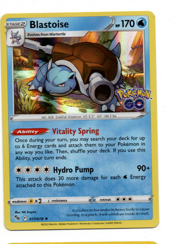 Blastoise holo foil rare - holo,