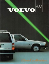 Brochure Depliant Volvo 760 GLE - Turbo - TurboDiesel 1987 ITALIANO 38 pagine
