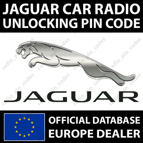 Jaguar radio pin - codice, cd