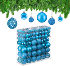 Set Da 150 Palline Di Natale, Addobbi Natalizi, Opache, Lucide, Glitterate, ∅ 3,