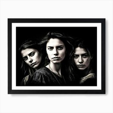 Three Women 2 Art Print Framed