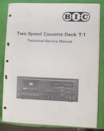 Bic cassette deck manuale - cassette,
