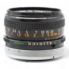 Canon FD 50mm 50mm 1:1.8 1.8 S.C. - A-1 AT-1 T70 AE-1 F-1