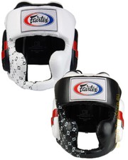 Fairtex Protezione Testa in Pelle "Super Sparring HG10"