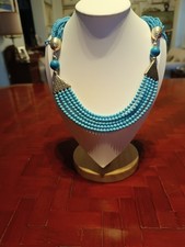 Collana in pasta di turchese