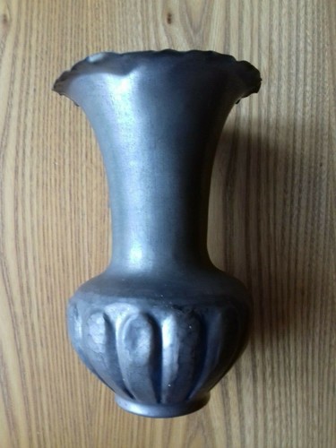 Vaso peltro pewter vase - in,