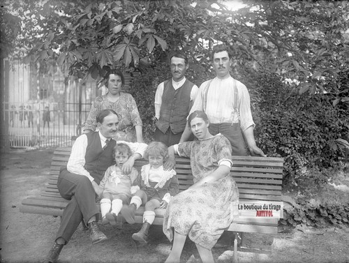 Ritratto famiglia banco - famiglia, su