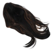  Parrucca sintetica liscia con