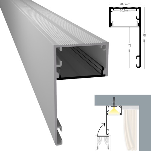 Profilo led listello tenda - led,