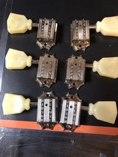 Gibson Deluxe 3x3 Accordatori Chitarra Set di 6 Nickel Reissue Style PMMH-010