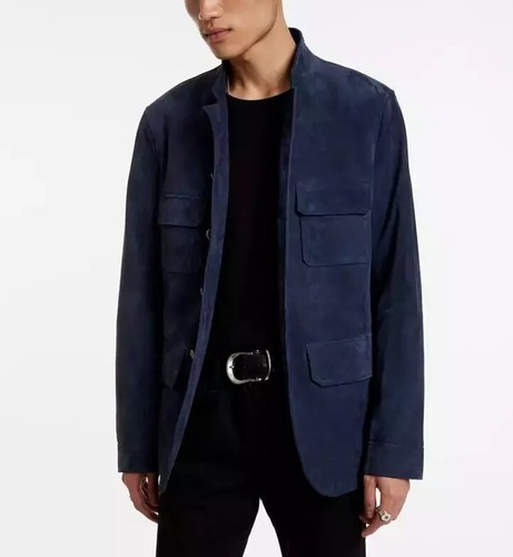 Giacca camicia uomo pelle - camicia,