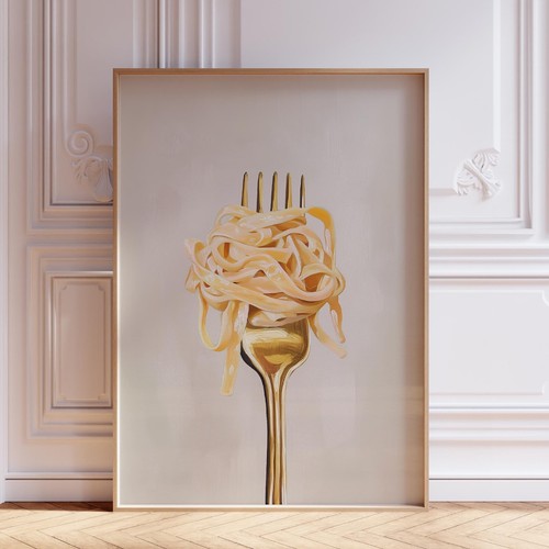 Spaghetti pasta forchetta - pasta, su