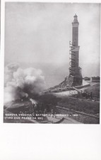GENOVA vecchia: Batteria S. Benigno 1910 - tiro con pezzo da 321