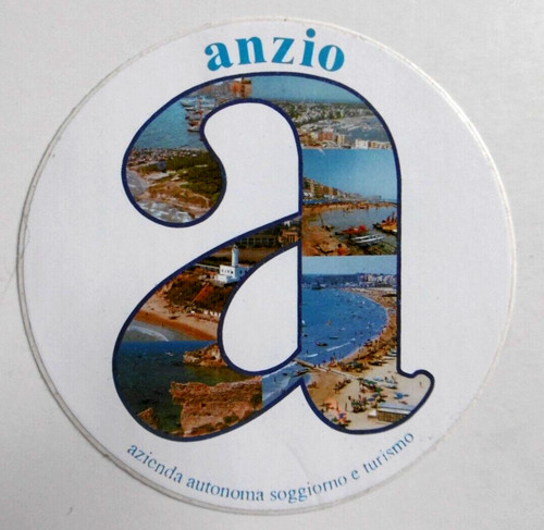 Adesivo ricordo anzio - adesivo, levante