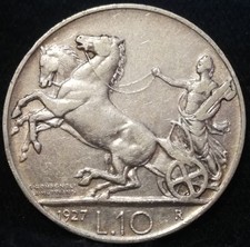 REGNO D'ITALIA - 10 LIRE 1927