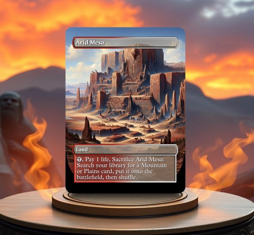Arid mesa carta gioco proxy - carta,