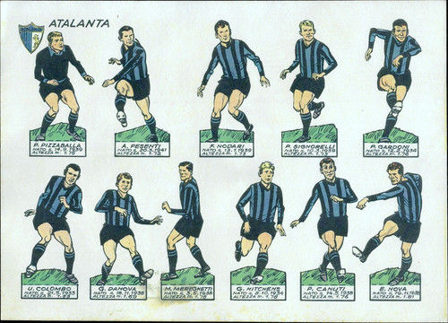 Bi7 cartoncino calciatori - cartoncino,