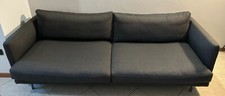 Divano Calligaris Grigio Scuro mod. MIES 2 posti maxi + 2 pouf grigio chiaro