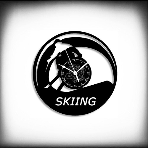 Orologio parete skiing - -,