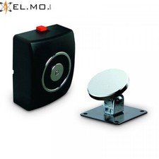 FERMO ELETTROMAGNETICO ELMO F02 PER PORTE REI  -  CON PULSANTE DI SBLOCCO 55KG