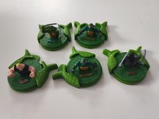 5x Personaggi Vintage Teenage Mutant Hero Ninja Turtles Discapa Gioco Flipper
