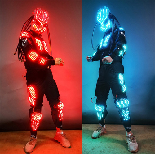 Costume robot predatore led