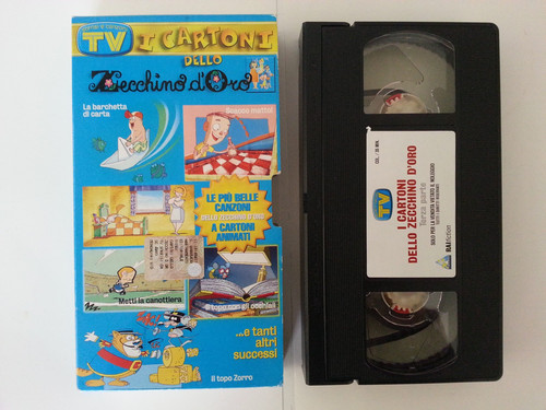 Vhs cartoni dello zecchino - i,