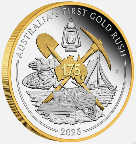Australia first gold - first, rush