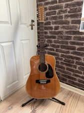 Chitarra acustica 12 corde Fender F55-12 anni 70 con custodia rigida SKB