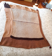 COPERTA IN LANA FATTA A MANO