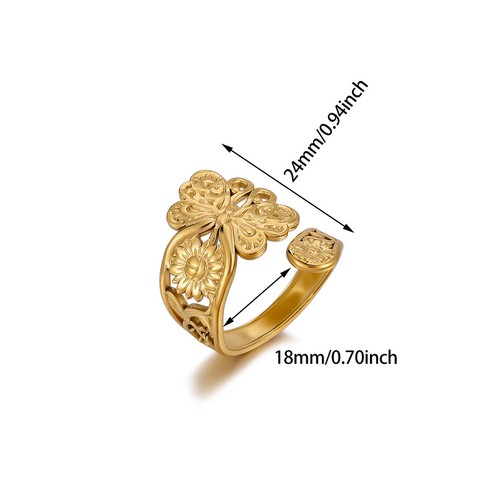 Micro inlaid ring - ring,, light