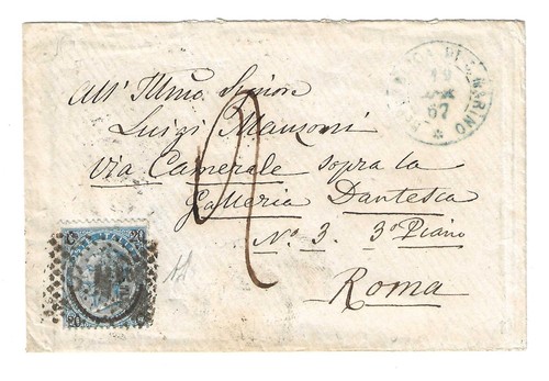 1867 regno italia - 1867, con
