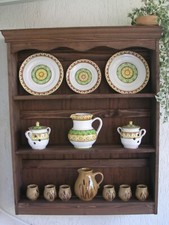 PIATTAIA MENSOLA  MURO COLORE TAGLIA MARCA ARREDO   LEGNO ANTIQUARIATO PIATTI