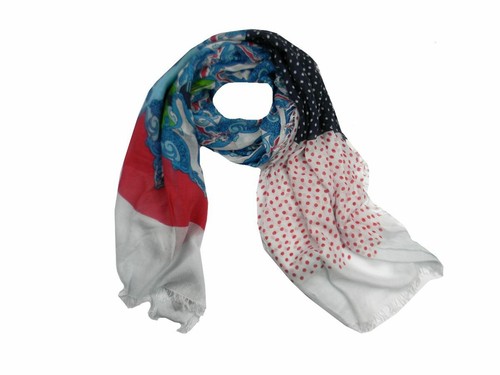Sciarpa donna pasmina pois e - a,