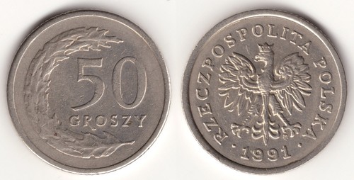 Polonia groszy 1991 - 50,