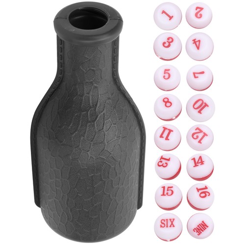 Dadi numerati pezzi - (nero), 16