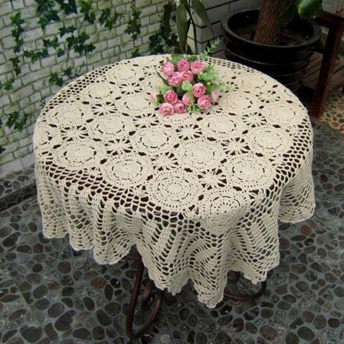 Tovaglia vintage fatta mano - tovaglia,
