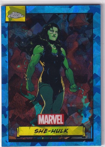 Scheda topps marvel chrome - scheda,