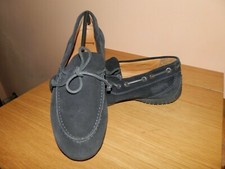 SCARPE MOCASSINI PIRELLI PELLE BLU  - 41 LOAFER SMOOTH LEATHER BLUE UK 7 - US 8