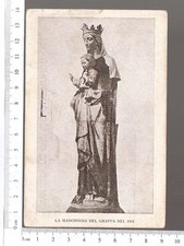 CARTOLINA LA MADONNINA DEL GRAPPA NEL 1918 - VIAGGIATA 1928